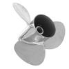10 1 4x12in Boat Outboard Propeller 3 Blades 10T RH Stainless Steel Replacement for Suzuki Engines 20‑30HP