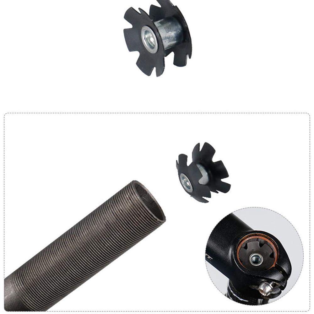 Ahead Steer tubes 28.6mm Bike Headset Star Nuts Fastening Bolts Front Fork Mount Core Fangled Nut