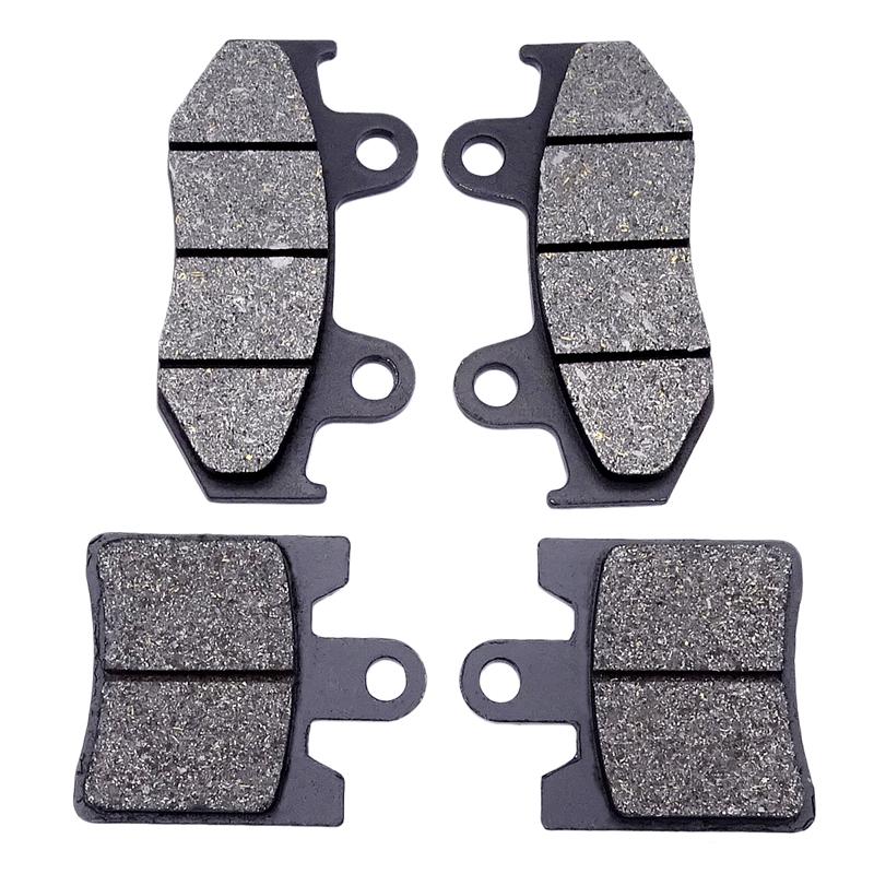 1 Set Motorcycle Front and Rear Brake Pads Discs Kit for Suzuki AN250 AN250SS AN400 AN400SS Burgman Skywave 1998-2006