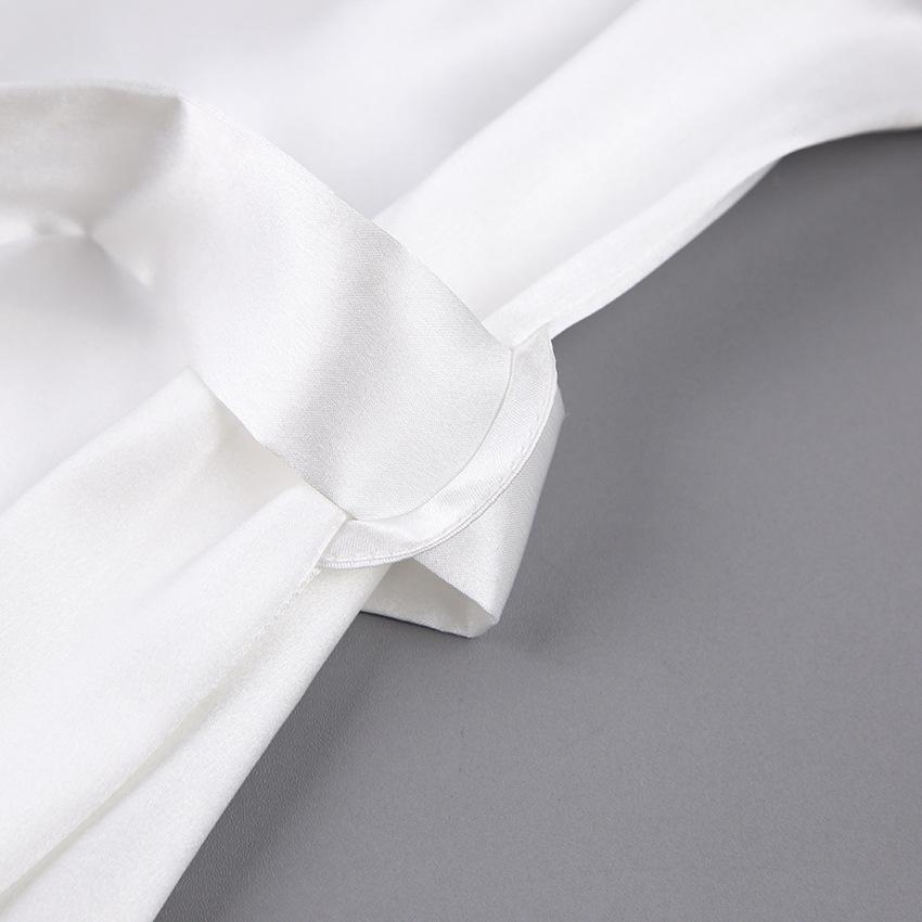 Spring Women's Nightgown Cardigan Feather Satin Robe Loose Long European American Bathrobe Ladies Home Wear