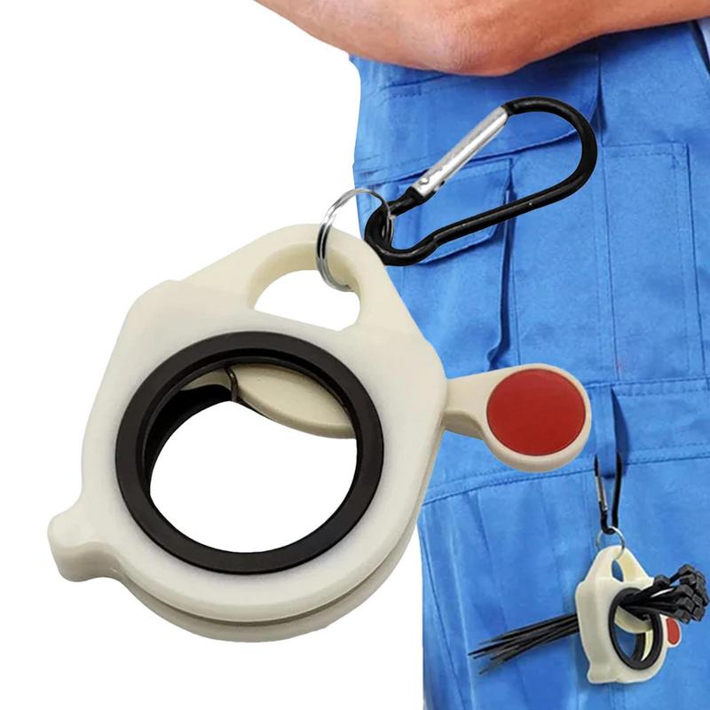 Zip Tie Organizer ABS Automatic Zip Ties Holder Keeper For Zip Ties Electrical Wire Ties Home Indoor & Outdoor Storage Tool