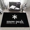 Приветственный коврик Peak Snow - Нескользящий входной коврик для балкона, ванной комнаты и спальни, Крутой домашний декор с логотипом