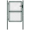 Steel Garden Gate 100 x 125 cm Green