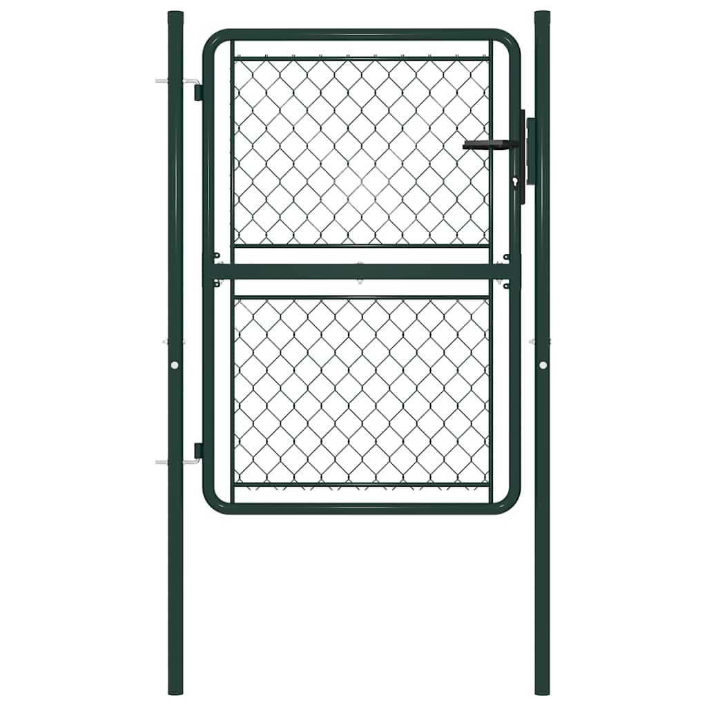 Steel Garden Gate 100 x 125 cm Green