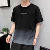 Summer Men's Cotton Short-sleeved T-shirt New Ice Silk Sports Loose Half-sleeved Top