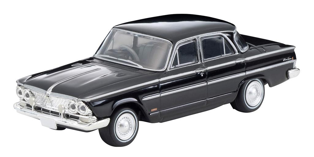 Tomytec Tomica Limited Vintage scale Nissan Prince Gloria Super 6 Black 1966 Model 1/64 TLV-174d (Finished)