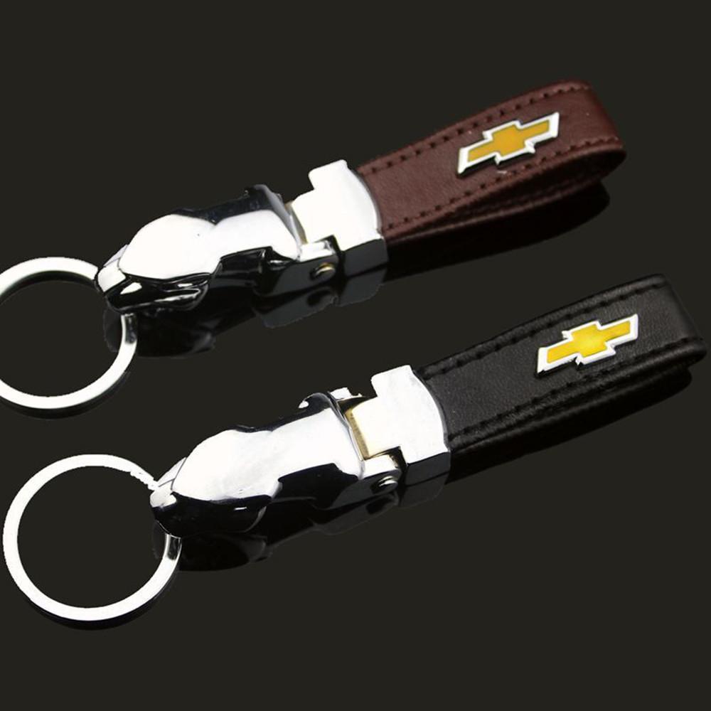 Gepard Keychain Leather Pu Car Logo Key Chain Metal Holder key Ring Key Fob