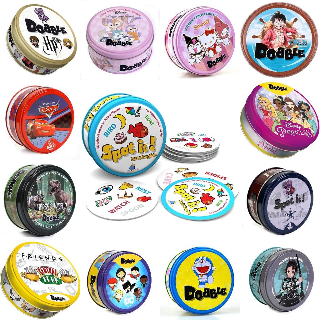 Игра Spot It Веселая и интерактивная карточная игра для многопользовательских собраний Картонные карты Dobble