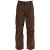 Solid Color Zipper Work Pants Men Pants Brown I030477-2LS-02