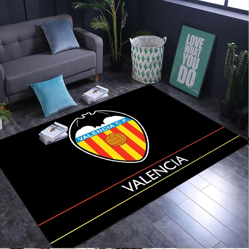 1PC rug Valencia Crest Design Carpet, Chair Rug,Area Rug for Office Bedroom living rooms bedroom, Doormat decor Christmas fan gifts