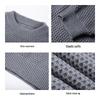 Jeanswest Men's Casual Round Neck Pullover Knit Sweater