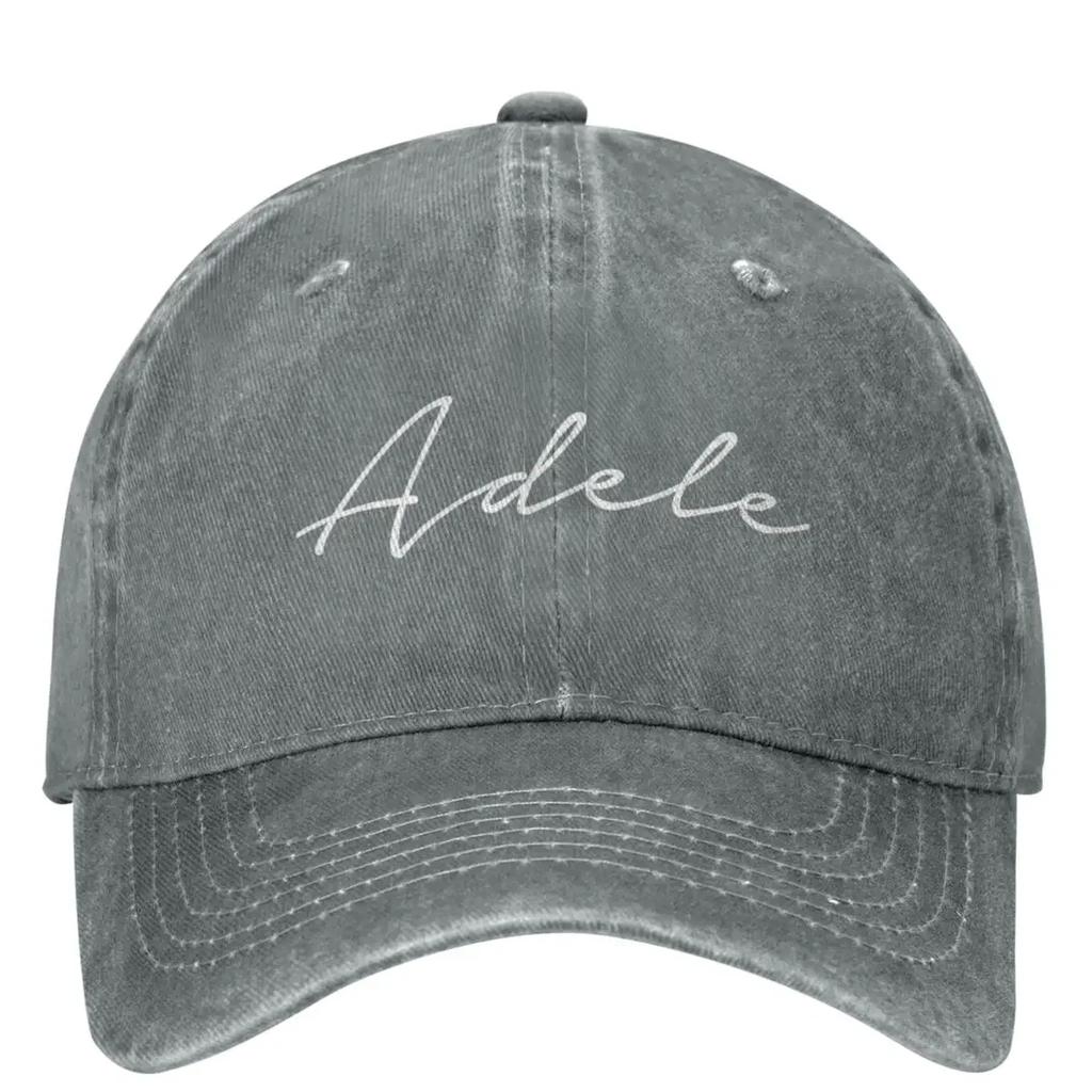 Бейсболки Adele, повседневный наряд из потертого денима, с потертостями, Snapback, папа, кепка для мужчин и женщин, всесезонные дорожные кепки, шляпа