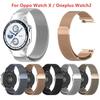 Магнитный ремешок из нержавеющей стали для OPPO Watch X Smart Watch Sport Wristband для Oneplus Watch 2R Аксессуары