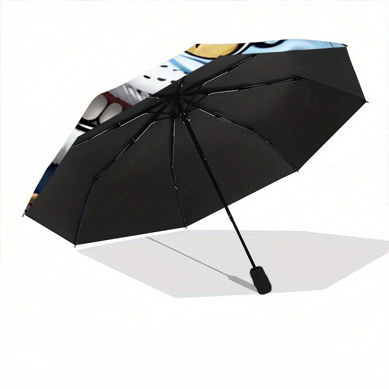 1pc Cat Wonderland Auto Open/close, All-Season Portable Folding Umbrella for Women & Men, Travel, Everyday, Formal Events - Compact Luxury Parasol, Ou