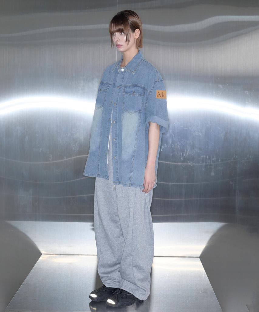 MUCENT Country Roll-Up Denim Short Sleeve Shirt (2 Colors)