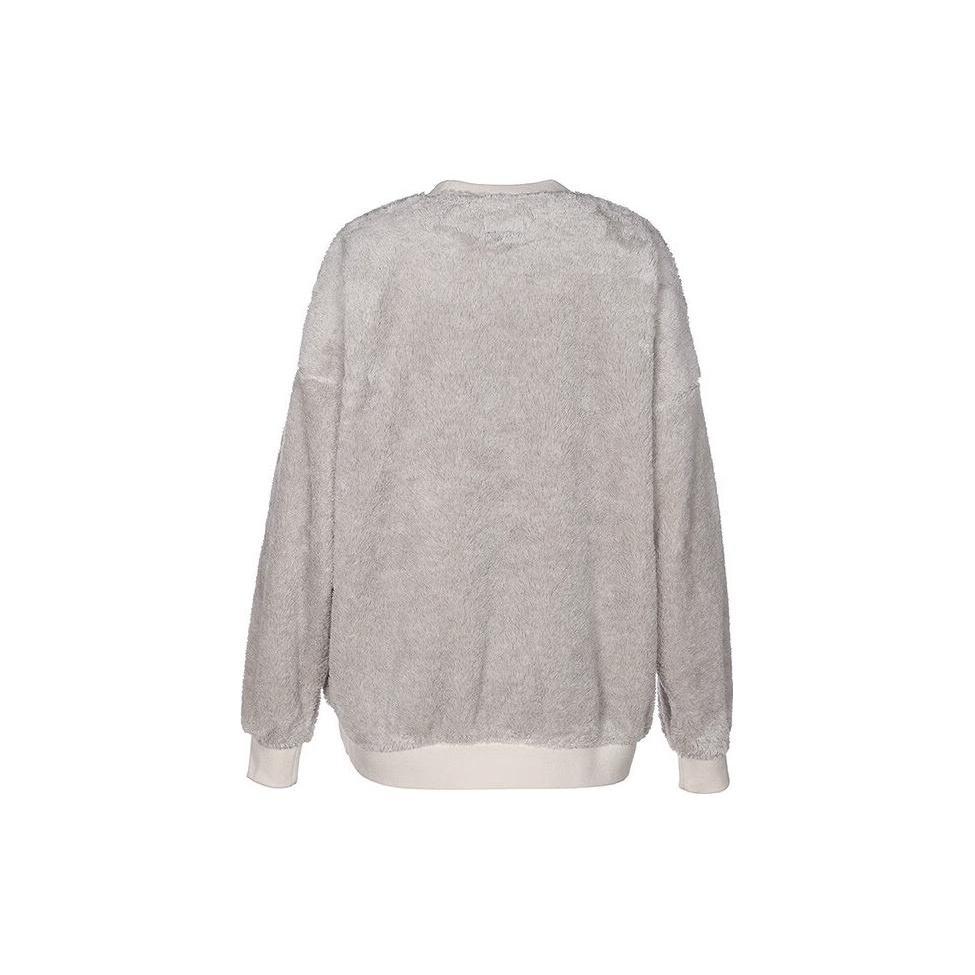 Converse Sweatshirts Women's Khaki Crew Neck Thickened Regular Unisex 10023975-A04
