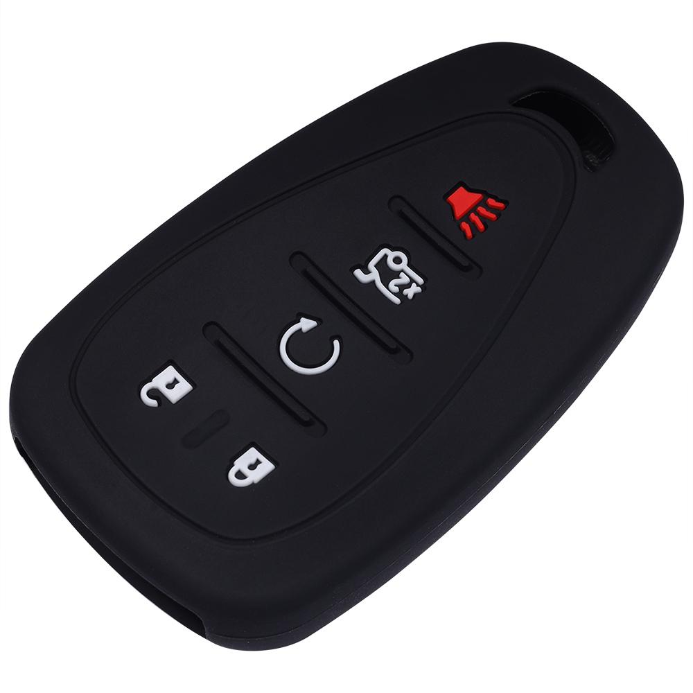 Чехол для ключа автомобиля Подходит для Chevy Traverse Cruze Chevrolet Equinox Malibu 4/5 кнопок Silverado