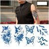 Herbal Tattoo Sticker Animal Pattern Fox Snake Butterfly Men'S And Women'S Models Can Not Be Washed Off 15 Days Gradual Change Water Transfer Sticker