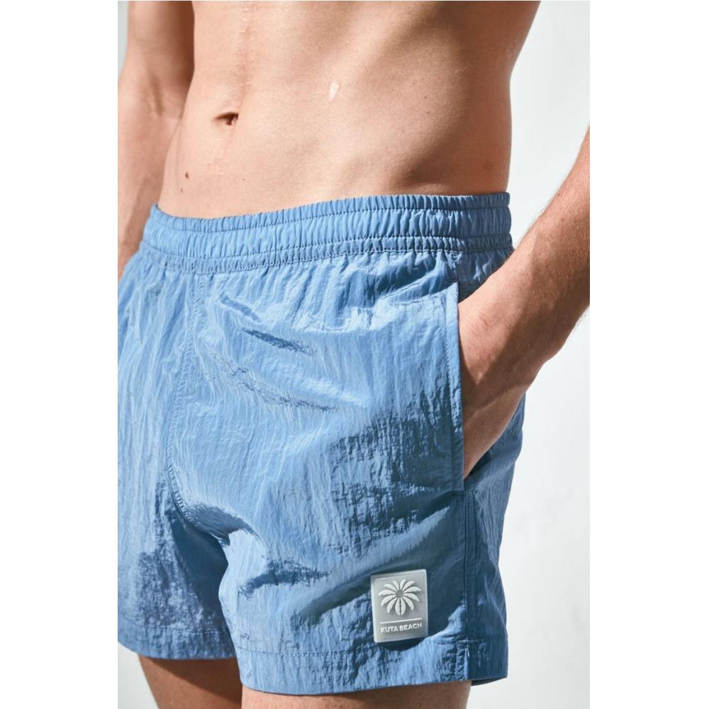 Шорты для плавания из нейлона HM светло-голубые