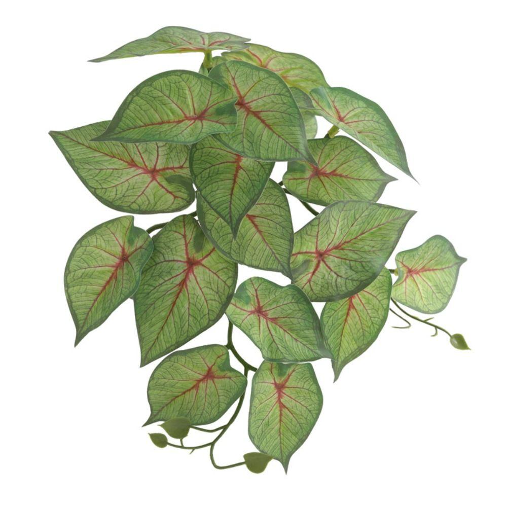 Тропические растения Зеленые растения в горшках Большая шелковая черепаха спина Бамбуковые листья Декор для свадебной вечеринки