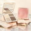 Judydoll Face Highlighter Makeup Palette Matte Shadow Lasting Glow Brightening Contour Shimmer Powder 3D Nose Cosmetics, 02 01, 1 шт.