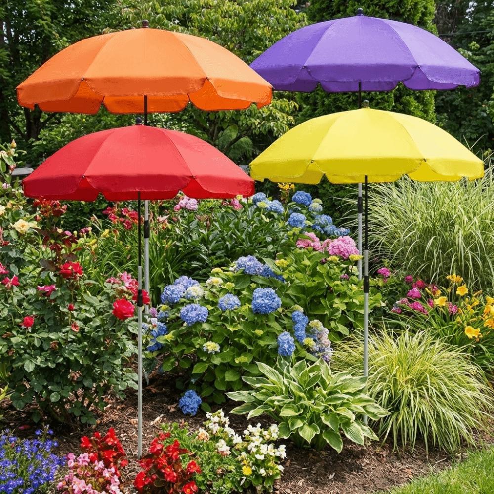 65cm Plants Shade Cover Adjustable Garden Umbrella Shade Outdoor Sunblock Cover Balcony