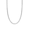 925 Sterling Silver Italian Cable Chain Necklace for Women 20 Inches