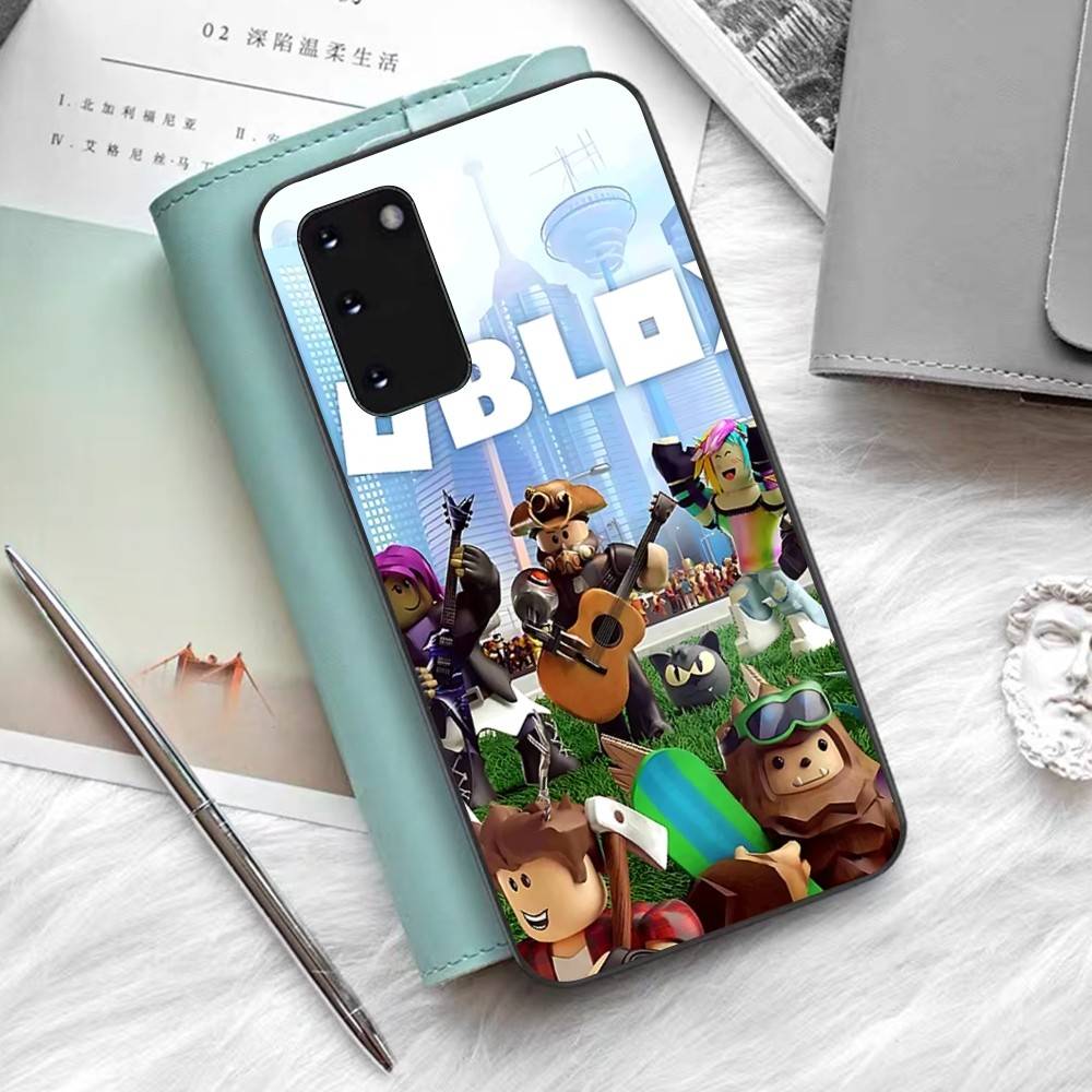 EZ27 R-Robloxs Phone Case For Samsung S 24 Fe 25 Ultra Plus 20 Lite 21 30 22 23 24 22 Ultra 5G Fundas