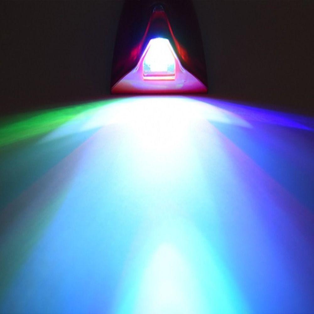 Универсальная автомобильная антенна плавник акулы светодиодный фонарь безопасности предупреждающий свет вождения