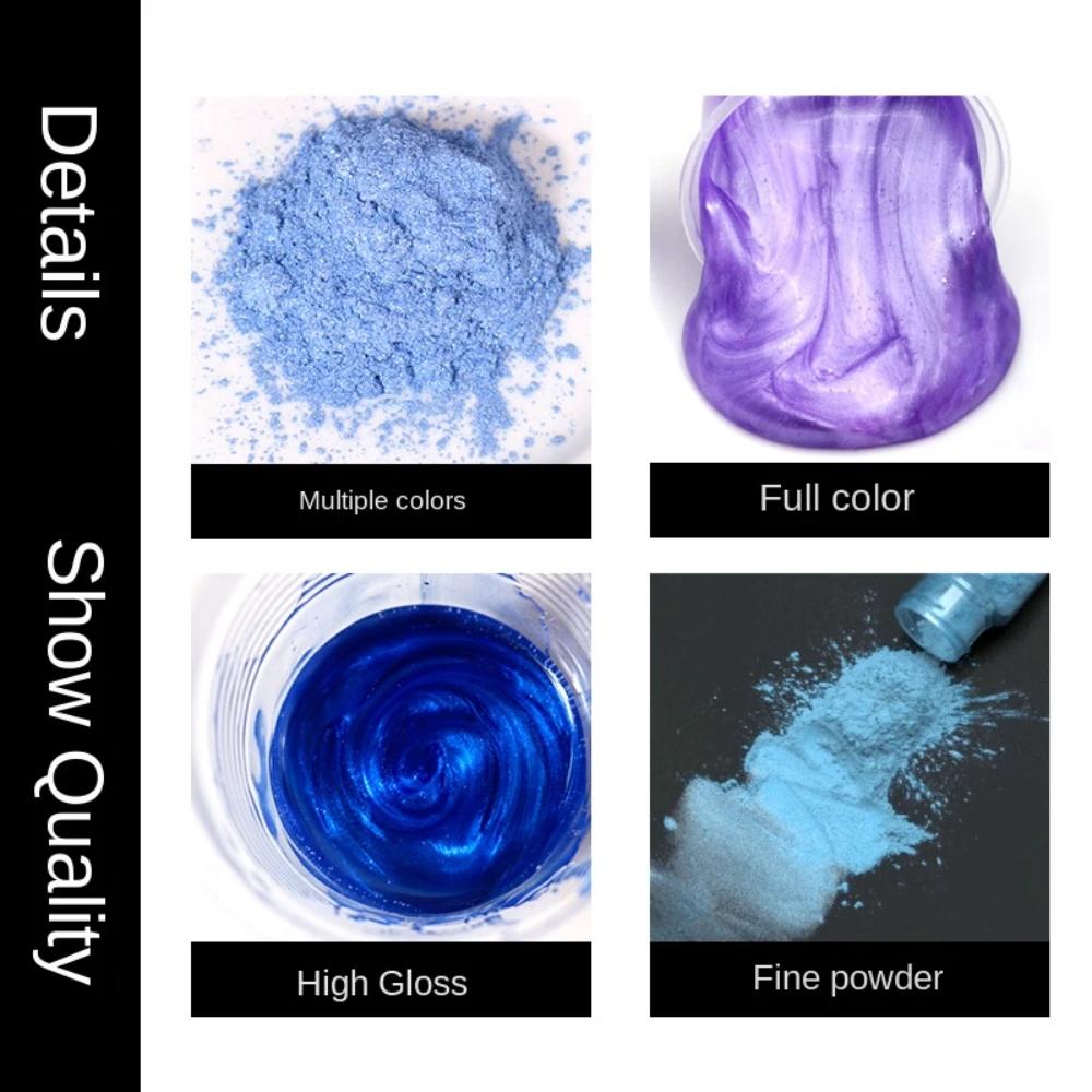 Набор для изготовления свечей из 7 цветов, перламутровый порошок слюды, соевый воск для свечей, набор для окрашивания в технике тай-дай, пищевой краситель, эпоксидная смола, художественная форма