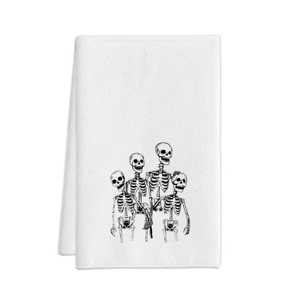 Halloween Towel Ornament Gift Microfiber Printing Kitchen Towel Special Dish Towel Rag