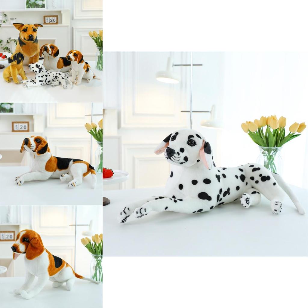 Реалистичная плюшевая игрушка-собака Очаровательная овчарка Шарпей Далматин Собака с длинными ушами Подарок