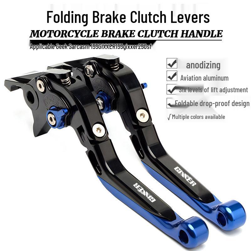 Совместимые складные рычаги сцепления и тормоза для Geek SA 155, GIXXER155 и GIXXER250SF