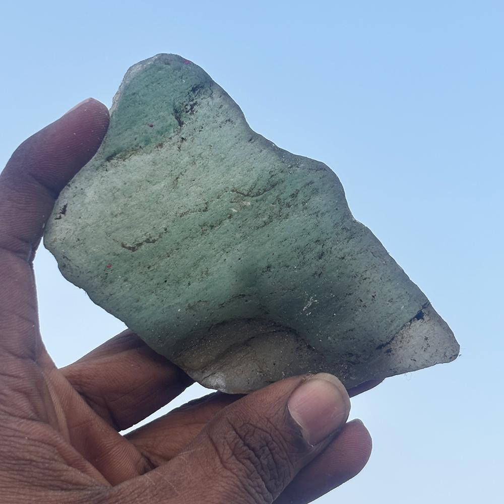 Natural Green Fluorite Uncut Earth Mined Rough 364.95 Ct Gemstone