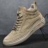 High Top Men's Shoes Autumn Winter Ankle Boots Genuine Leather Casual Shoes Retro Desert Boots Men Sneakers Bota Masculina