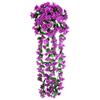 Artificial Flowers Long Vine Violets Home Wedding Outdoor Garden Arch Decorations Christmas Potting Pavilion Accessories