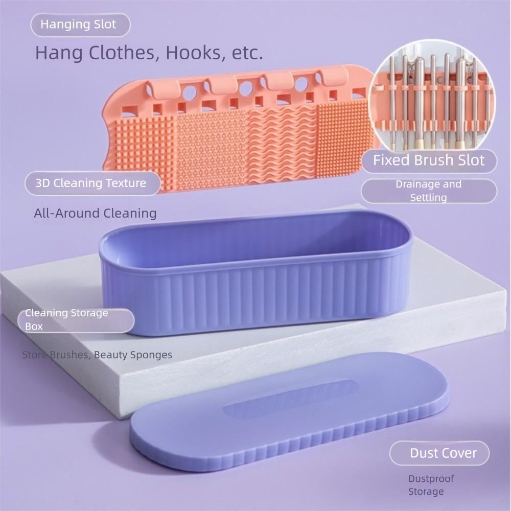 Multifunction Beauty Egg Drying Rack Drain Powder Puff Washer  Beauty Tool Organizer