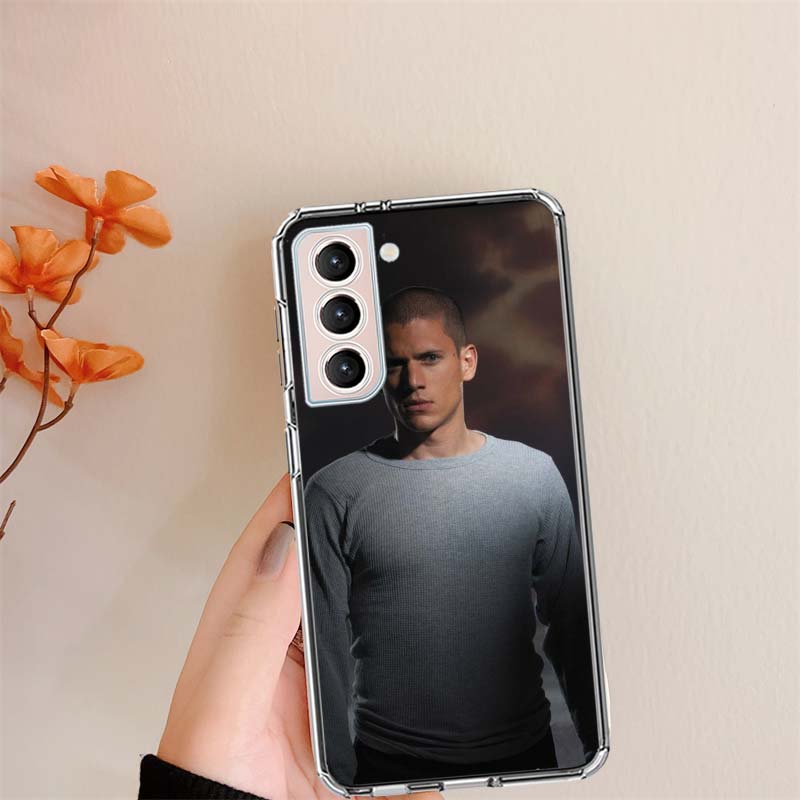 Прозрачные чехлы для телефона из сериала Побег из тюрьмы для Samsung S26 Ultra Galaxy S25 Edge S24 S23 FE S21 Plus S20 S22 S10 Чехол с узором C