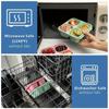 1 шт. Bento Boxes - многоразовый контейнер для закусок, 4 отделения, прозрачная крышка - для подростков, взрослых, рабочих - для путешествий, школы, организации кухни