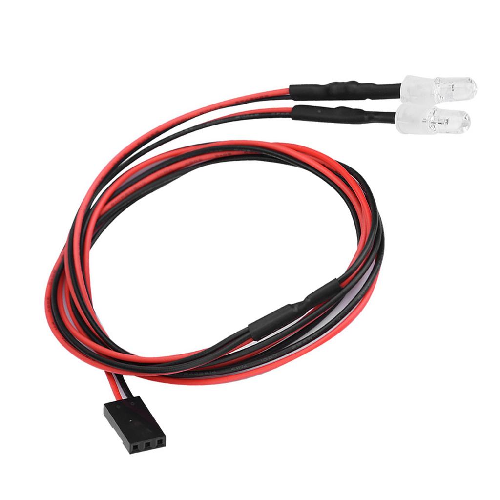 2 шт. 5 мм фары RC аксессуар светодиодные фонари для модели дрифт-кара 1/10 (9# Белый свет)