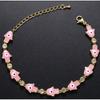 Colorful Drip Oil Palm Hand Chain Copper Gold Plated Zircon Multi Color Demon Eye Bracelet Women Men Bohemian Geometric