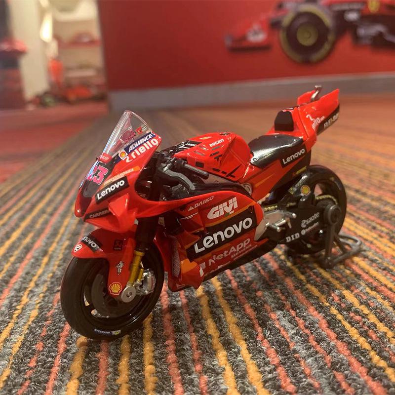 1:18 Масштаб Сезон 2021 Ducati, Honda, Yamaha Сплав Модель Мотоцикла Игрушка
