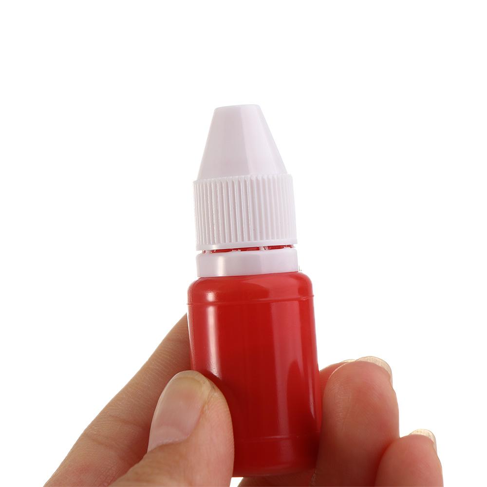Школьные принадлежности Черная Делать Печать Красная Светочувствительная Штемпельная подушка Флеш Заправка Чернил Печать Штамп Масло 10 мл