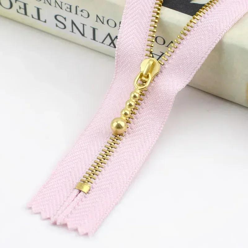 5/10/20Pcs Meetee 3# 12-40cm Close-end Zip Metal Zipper Clothes Auto Lock Zippers Jeans Pocket Zips Repair Tailor DIY Accessory