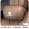 AAFG1 Car Headrest Cushion Soft Breathable Zero Pressure Design Breathable For Seat FR Leon IBIZA Arona Arosa Ateca Exeo MiiToledoLeon