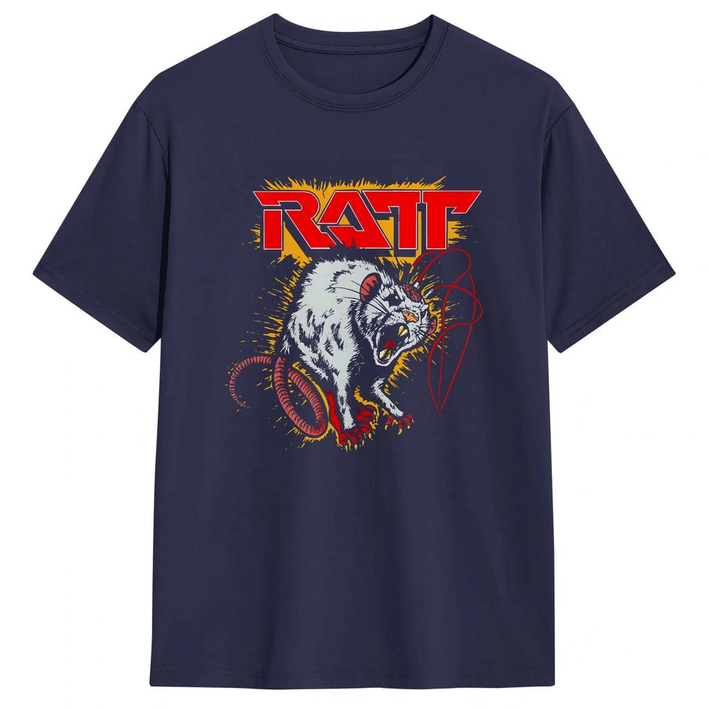 Hair Metal Ratt Band Art TShirt Unisex Fashion 100 Cotton Tee Shirt Crew Neck Short Sleeve T Shirt Summer Clothes