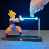 Nikolatoy Dragon Ball Goku Anime Figure Night Light Goku Kamehameha Wave Magnetic Light Toy