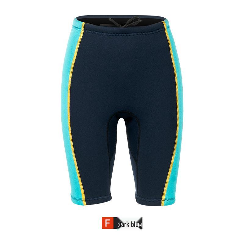 1.5MM Unisex Short-Sleeve Split Diving Suit with Snorkeling Surf Shorts and Cold-Proof Pants