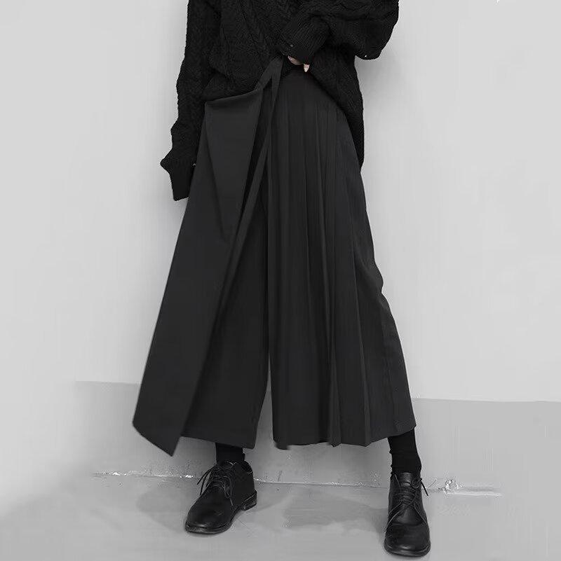 Мужская юбка-брюки Yohji Yamamoto Black Warrior с широкими штанинами - Коллекция Весна/Осень