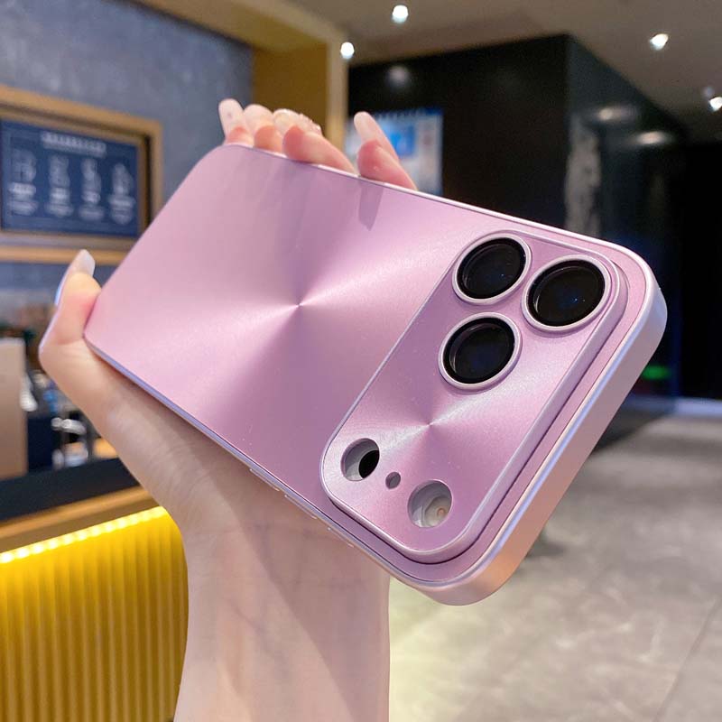 Лазерный чехол с узором «Аврора» и матовой поверхностью для iPhone 17 Air 16 15 14 13 12 11 Pro Max, защита объектива пленкой, противоударная броня, жесткая крышка